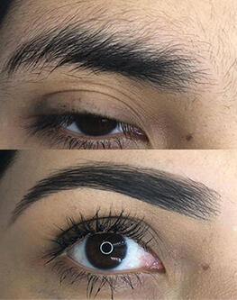 Planchado de cejas